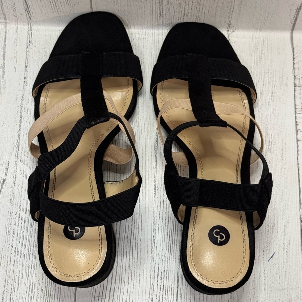 Cp Common Projects, Size 8, Ella Block Heel Balck… - image 4